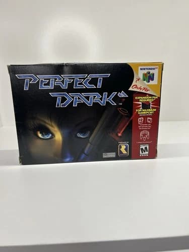Perfect Dark (Nintendo 64 N64, 2000) CIB Complete In Box w/ Manual and Inserts