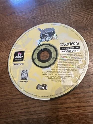 X-MEN VS. STREET FIGHTER - SONY PLAYSTATION 1 PS1 - DISC ONLY