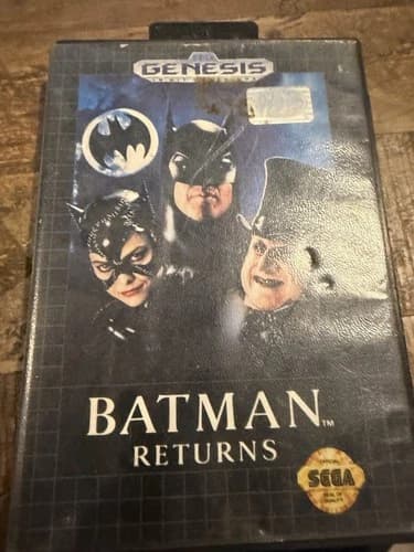 Sega Genesis Batman Returns Complete in Box Tested And Working