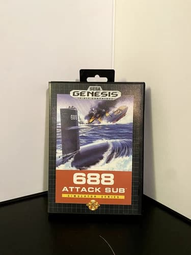 688 Attack Sub (Sega Genesis, 1991) - Tested, Complete
