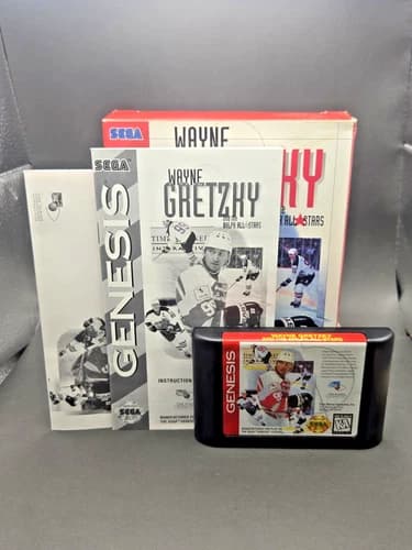 Wayne Gretzky and the NHLPA All-Stars (Sega Genesis, 1995) COMP w/Contest Card!!