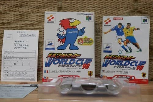 Jikkyo World Soccer World Cup France 98 Jikkyou Complete! Nintendo 64 N64 VG+!