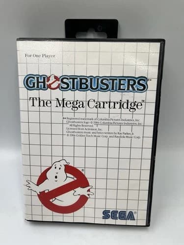 Ghostbusters for Sega Master System Complete CIB Great Shape Authentic Tested