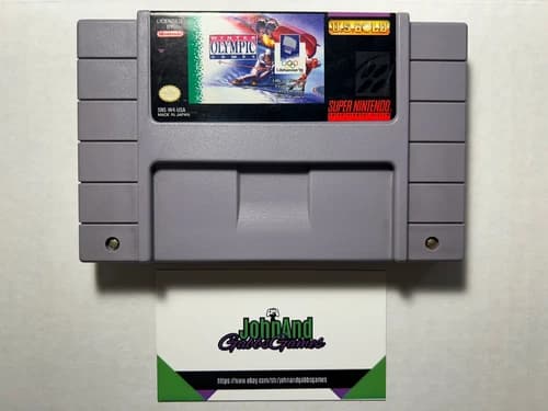 Winter Olympic Games Lillehammer '94 SNES Game - Acceptable Condition