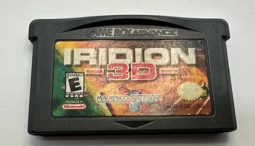 Iridon 3D (Gameboy Advance, GBA) AUTHENTIC TESTED & WORKS