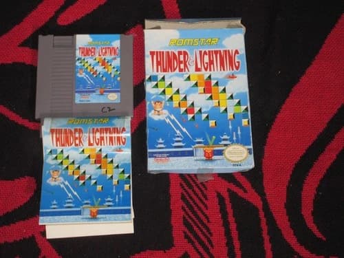 Nintendo NES Thunder and Lightning Complete with Manual and Box
