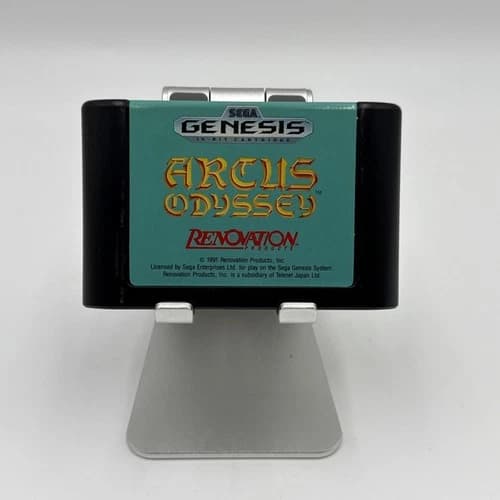Arcus Odyssey Sega Genesis, 1991 Authentic Tested Working Cartridge Only TESTED!