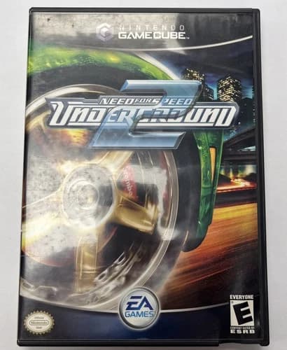 Need for Speed Underground 2 Nintendo GameCube Black Label CIB Tested Excellent