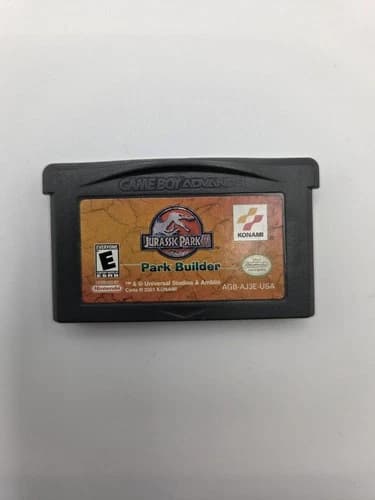 Jurassic Park III: Park Builder (Game Boy Advance, GBA) Tested Authentic