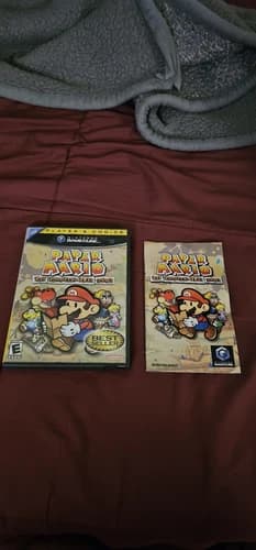 Paper Mario The Thousand-Year Door Nintendo Gamecube Complete Player Choice CIB