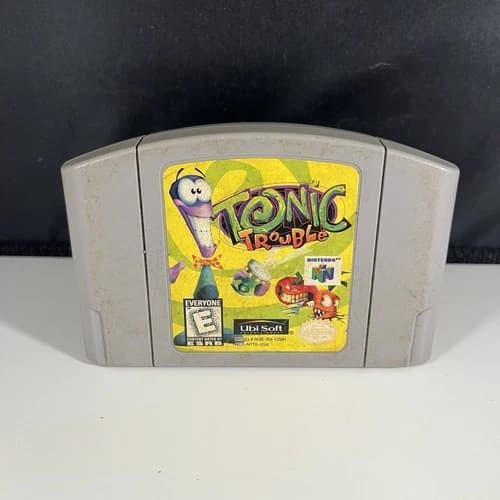 Tonic Trouble (Nintendo 64, 1999) Authentic N64 Game- Cartridge Only