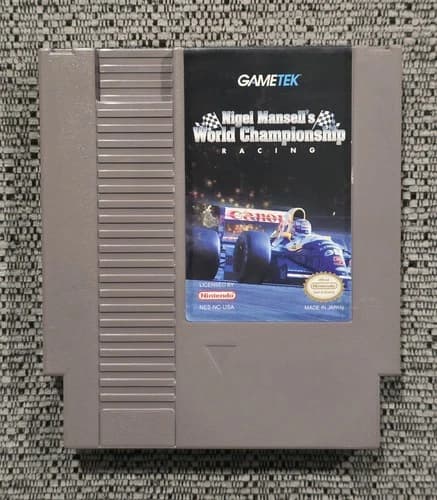 Nigel Mansell’s World Championship Racing (Nintendo NES)