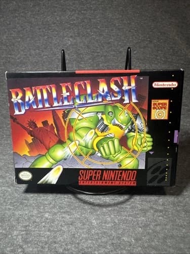 Battle Clash Super Nintendo Entertainment System SNES CIB 2