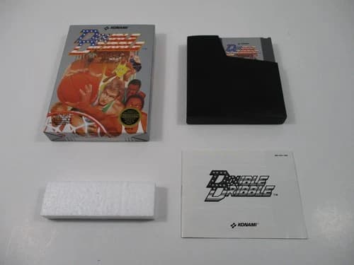 DOUBLE DRIBBLE Nintendo NES Game Complete In Box Authentic!