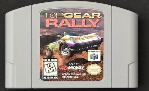Top Gear Rally (Nintendo 64, N64) Authentic - Cleaned & Tested
