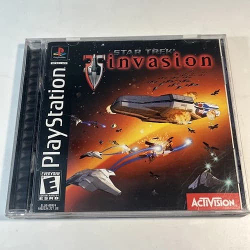 Star Trek: Invasion (Sony PlayStation PS1 2000) CIB Complete Black Label Tested