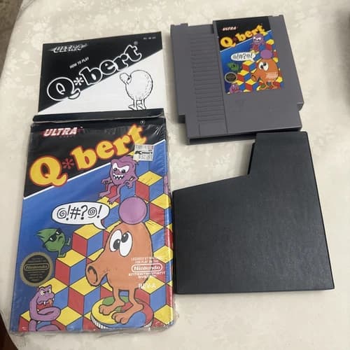 Q*bert (Nintendo Entertainment System, 1989) Complete CIB