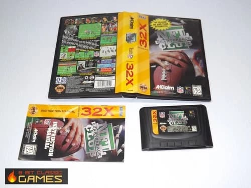 NFL Quarterback Club COMPLETE BOX - Sega Genesis 32x - FAST SHIPPING! 310a