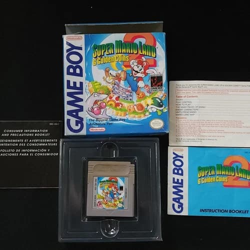 Super Mario Land 2: 6 Golden Coins Game Boy CIB NTSC-U/C Tested Authentic