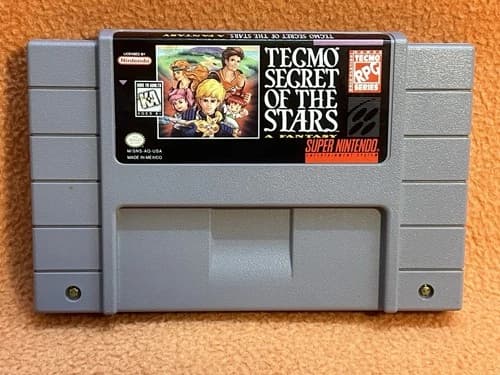 Tecmo Secret of the Stars Super Nintendo SNES Original Authentic Fantasy Game!!