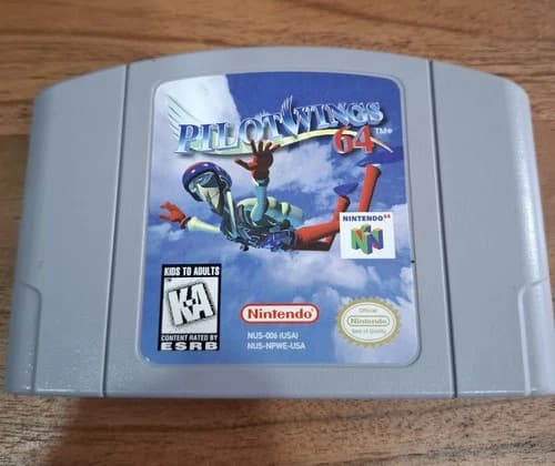 Pilotwings 64 N64 Nintendo 64 1996 Pilot Wings Authentic Cartage Only Tested