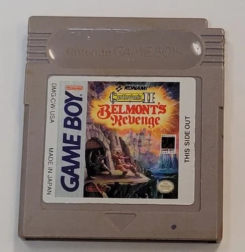 Castlevania II: Belmont's Revenge (Nintendo Game Boy, 1991) Authentic