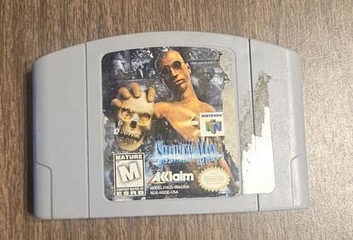 Shadow Man N64 Nintendo 64 Game Cartridge Cleaned And Tested