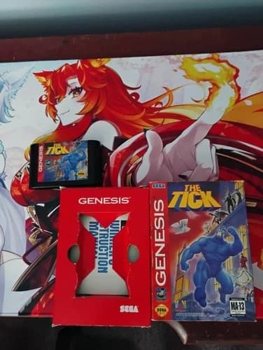 Sega Genesis the Tick Cartridge Tested Working