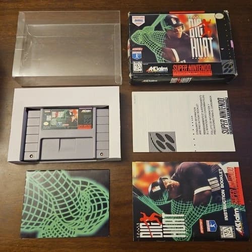 Frank Thomas Big Hurt Baseball (Super Nintendo) - Complete - Tested - Authentic