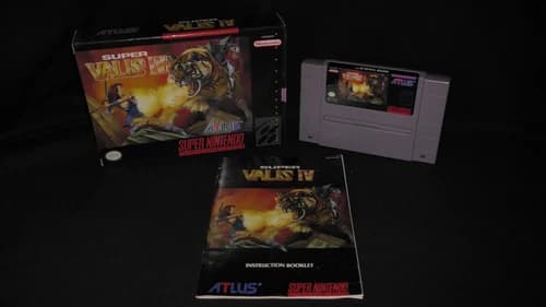 Super Valis IV 4 SNES Super Nintendo CIB Complete 1993 Atlus