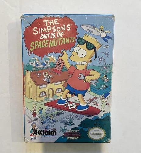 The Simpsons: Bart vs. the Space Mutants (NES) *CIB *Tested And Working