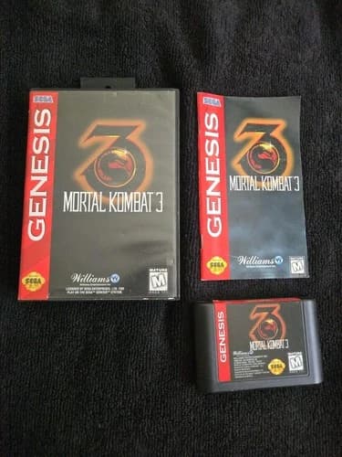 Mortal Kombat 3 (Sega Genesis, 1995) CIB W/Manual