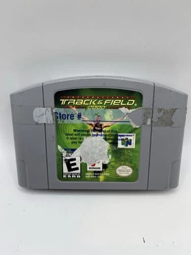 International Track and Field 2000 Nintendo 64 N64 Tested SHIPS FAST