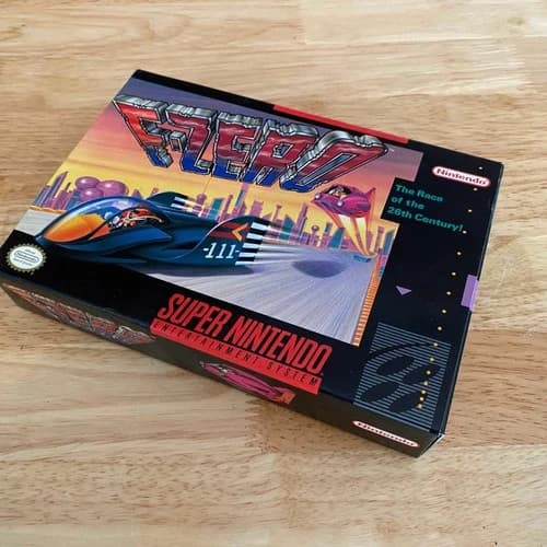 F-ZERO Super Nintendo SNES Complete in Box (CIB)