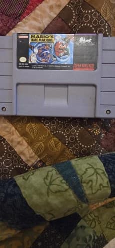 Mario's Time Machine SNES! Cleaned, Tested, Working!