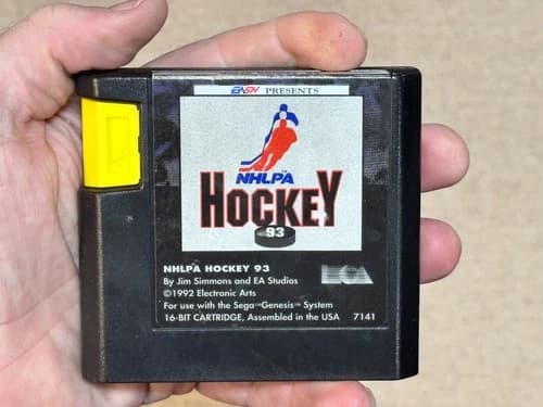 NHLPA Hockey 93 - Authentic (Sega Genesis) Game Cartridge - Tested