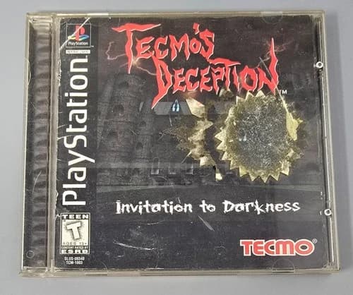 Tecmo's Deception Invitation to Darkness (Sony PlayStation 1 PS1, 1996)
