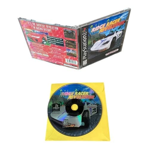 Sony PlayStation 1 PS1 CIB Complete TESTED Ridge Racer Revolution CF