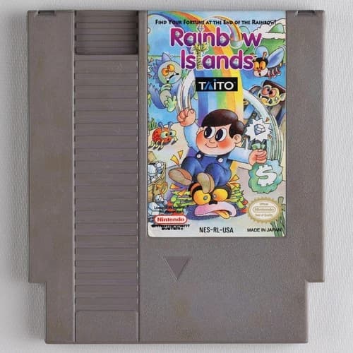 Rainbow Islands NES Nintendo Game - Authentic/Cleaned/Tested - Taito