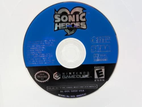 Sonic Heroes Nintendo GameCube 2004 Disc Only Tested