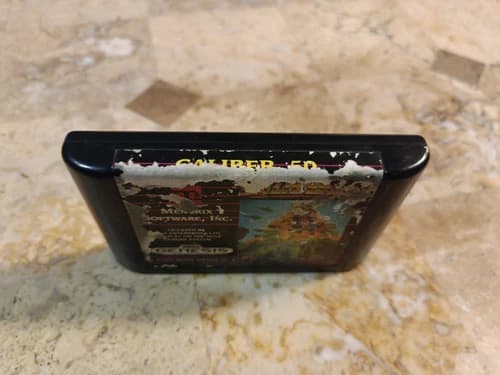 CALIBER 50 ✨Sega Genesis✨ USA Authentic Mercs Clone Tested Rare