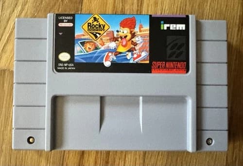 Rocky Rodent (Super Nintendo SNES, 1993) Authentic Tested