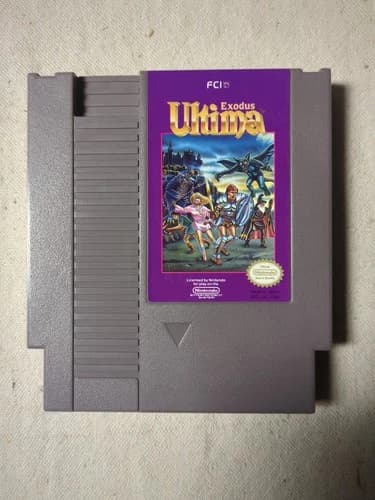 Ultima: Exodus (Nintendo Entertainment System, 1989). Tested & Working
