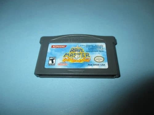 Rave Master: Special Attack Force Nintendo Game Boy Advance SP Gameboy Game