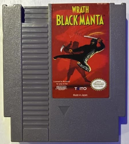 Wrath of the Black Manta (Nintendo Entertainment System NES, 1990) TESTED