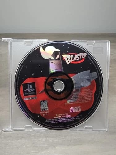 Blasto (Sony PlayStation 1, 1998) PS1 Disc Only -- TESTED & Working