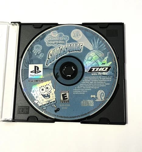SpongeBob SquarePants: SuperSponge (Sony PlayStation 1, 2001) PS1 Disc Only