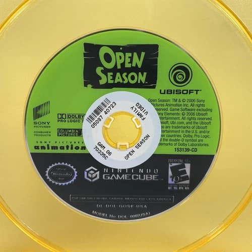 Open Season (Nintendo GameCube, 2006) Disc Only