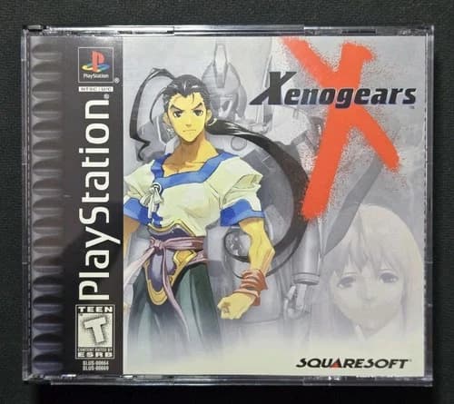 Playstation, PS1 - Squaresoft, Xenogears- Black Label *tested* CIB
