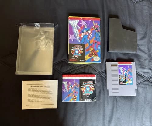 Captain America and the Avengers NES CIB